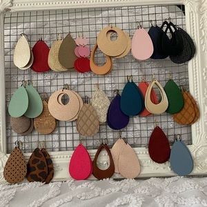29 pairs of Nickel & Suede earrings.